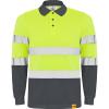 HI-VIS,Tricouri polo de înaltă vizibilitate,WORKWEAR Bărbat POLARIS L/S